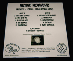 Aktive Notwehr, Freiheit Leben Spass Vinyl LP